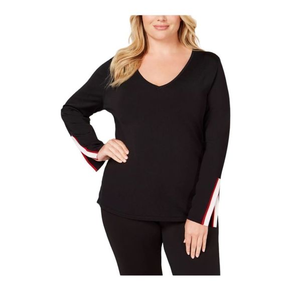 𝅺INC Varsity Stripe Top size 0x - Picture 1 of 5